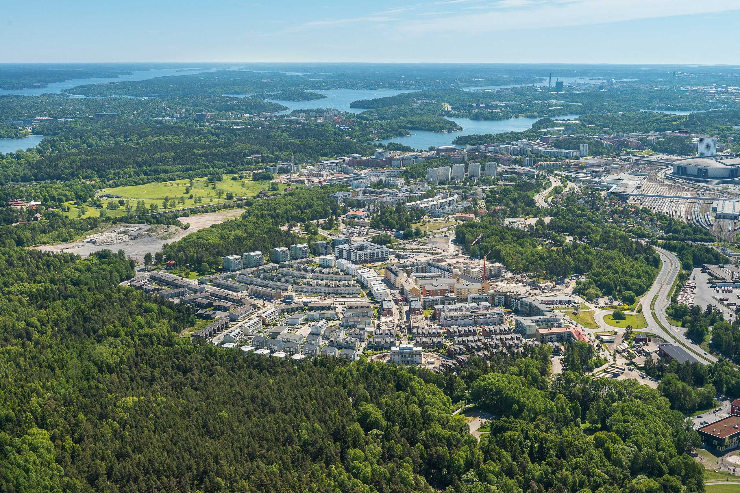 Sale of residential building rights in Solna